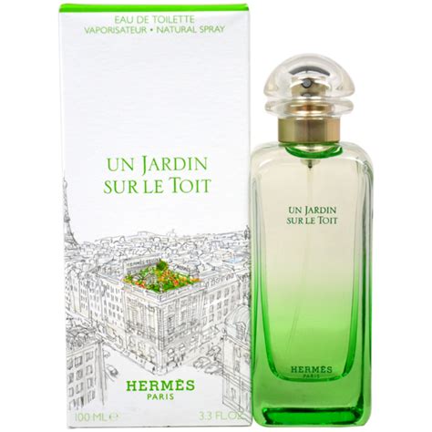 eau de toilette hermes un jardin sur le toit|hermes perfume green bottle.